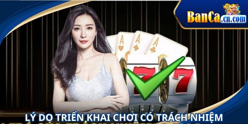 Lý do chính sách chơi có trách nhiệm được triển khai