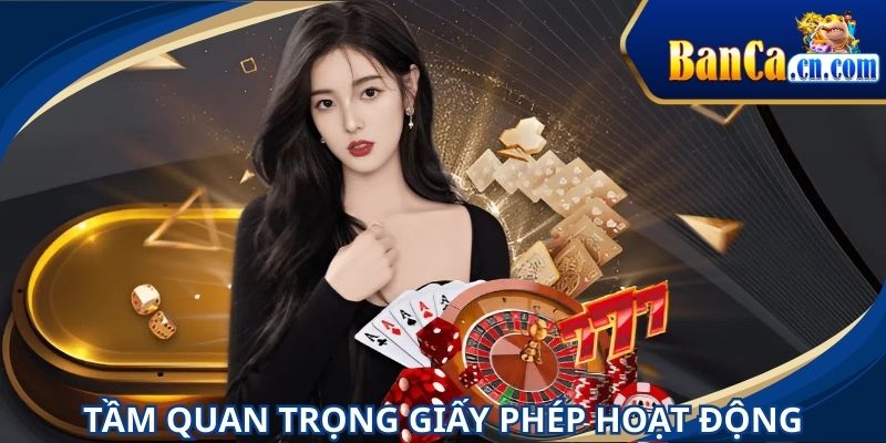 Tầm quan trọng của giấy phép hoạt động với sân chơi online